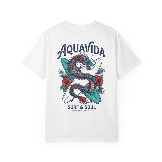 Aqua Tropical Dragon Mens AQUA VIDA Short Sleeve Tee