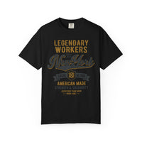 Legendary Workers New York Vintage Mens WUNDERLAND Heritage Short Sleeve Tee