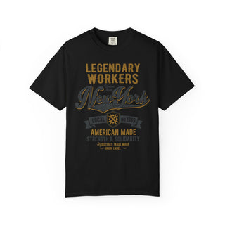 Legendary Workers New York Vintage Mens WUNDERLAND Heritage Short Sleeve Tee