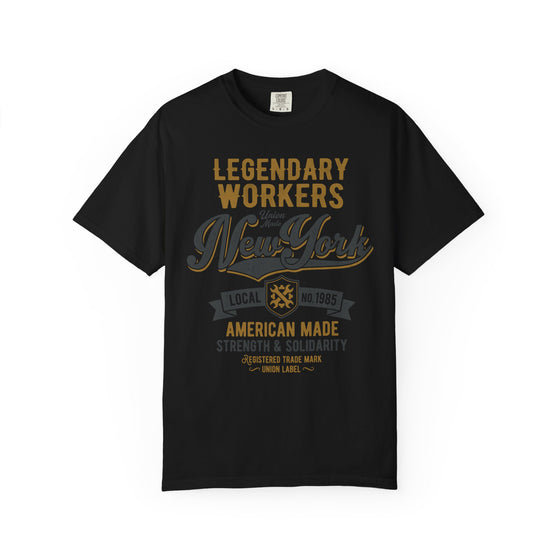 Legendary Workers New York Vintage Mens WUNDERLAND Heritage Short Sleeve Tee