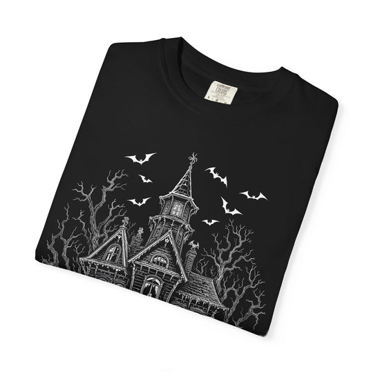 Spooky Haunted House Womens WUNDERLAND Halloween Booteek Short Sleeve Tee