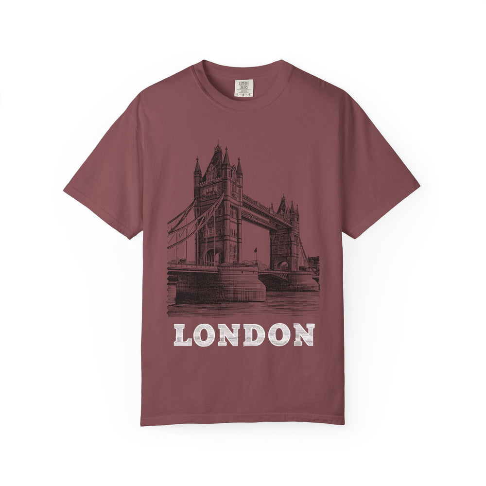 LONDON TOWER BRIDGE VINTAGE Mens WUNDERLAND Heritage Short Sleeve Tee