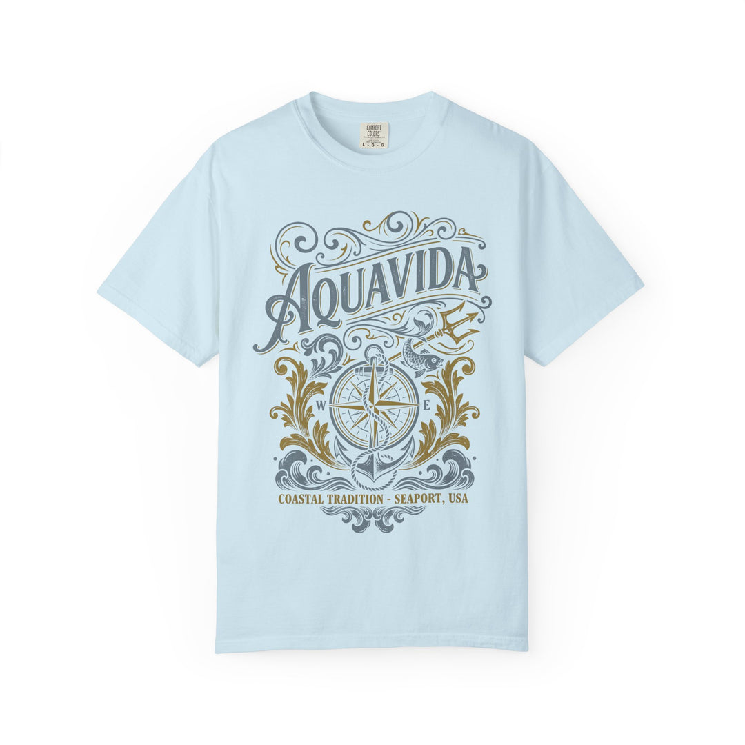 Coastal Tradition Mens AQUA VIDA Short Sleeve Tee