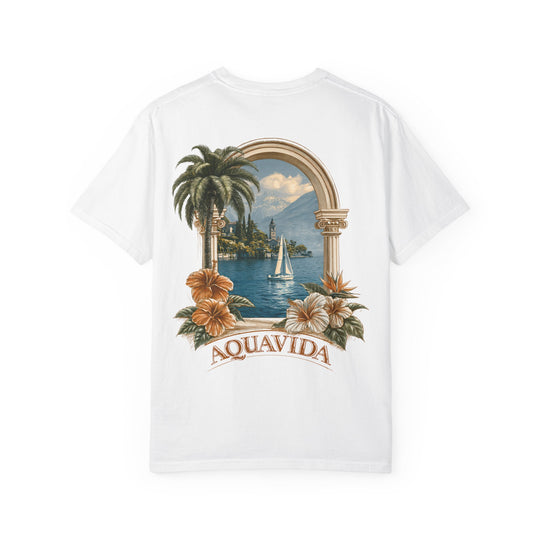 Portal To Paradise Mens AQUA VIDA Short Sleeve Tee