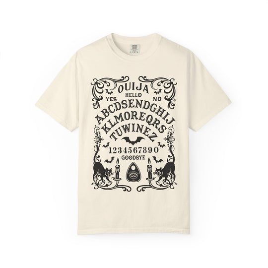 Spirit Board Message From Beyond Womens WUNDERLAND Backyard Dept Halloween Booteek Short Sleeve Tee