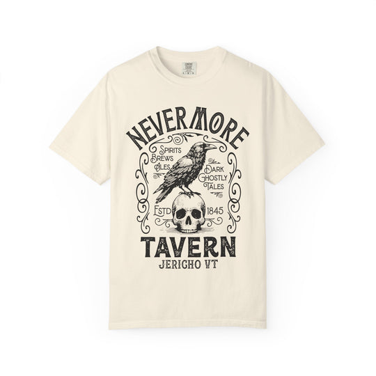 Nevermore Tavern Mens WUNDERLAND Backyard Dept Halloween Booteek Short Sleeve Tee