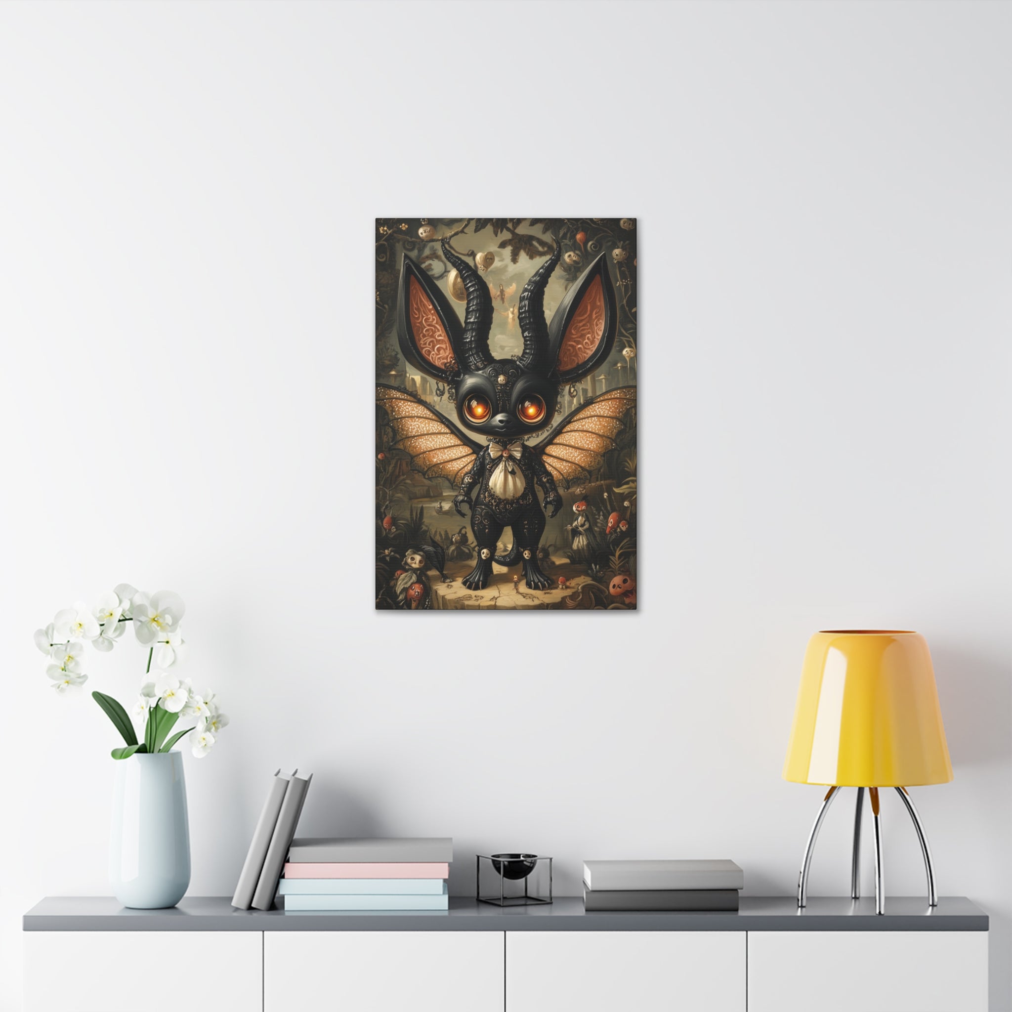 Dwelling In A Dark Fable Canvas Print