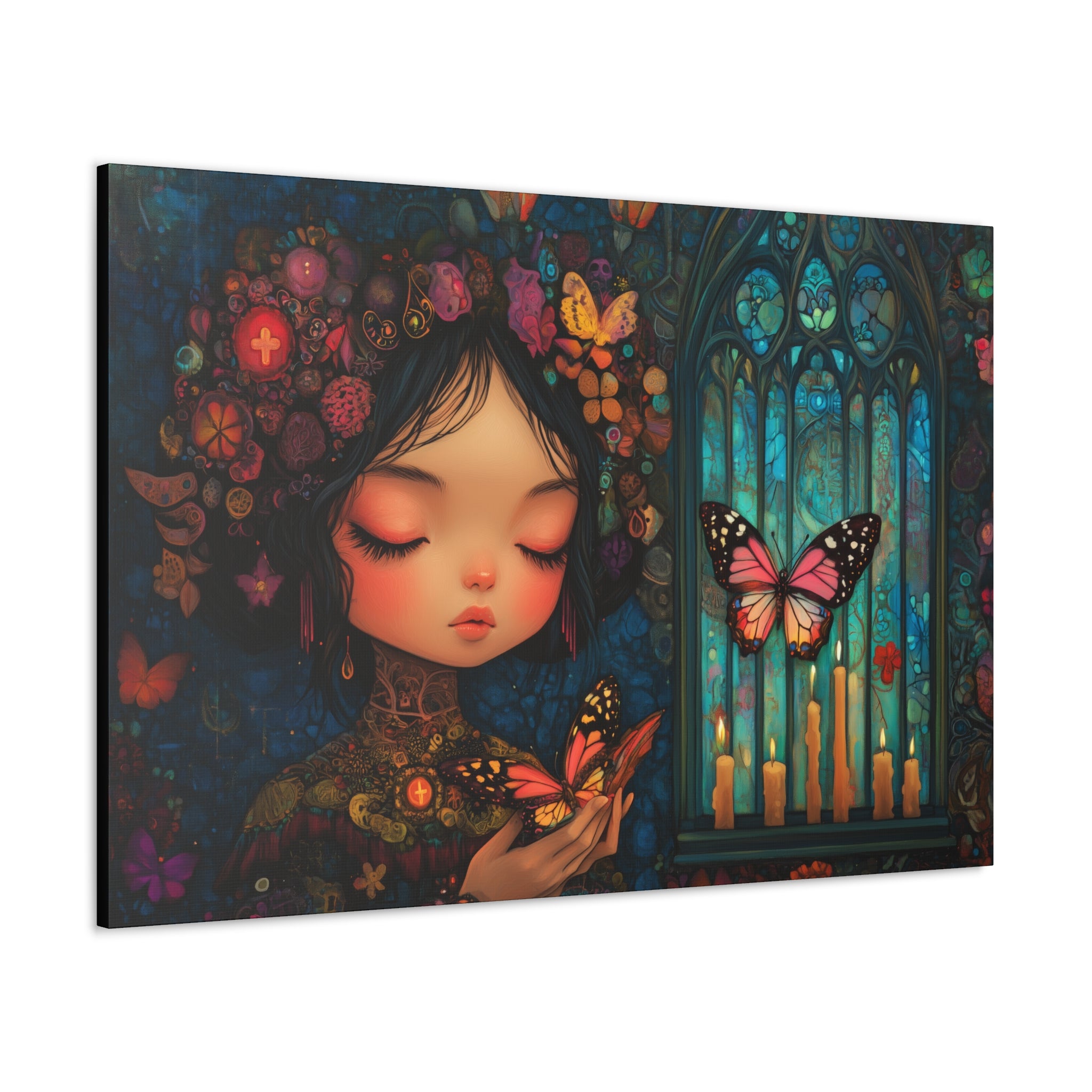 Fluttering Breath Canvas Print