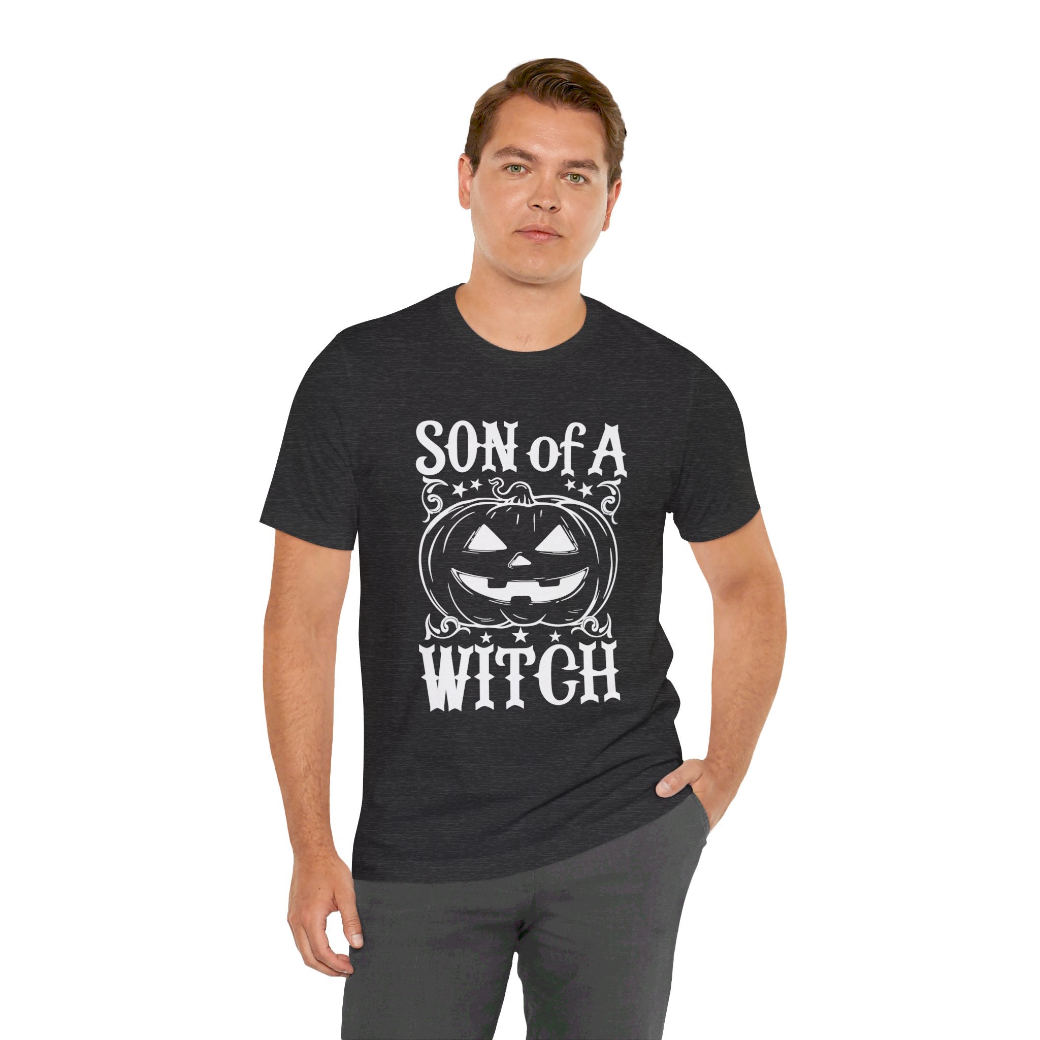 Son Of A Witch Light Art Mens Halloween Booteek Jersey Short Sleeve Tee