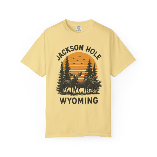 JACKSON HOLE WYOMING DEERS Mens WUNDERLAND Heritage Short Sleeve Tee