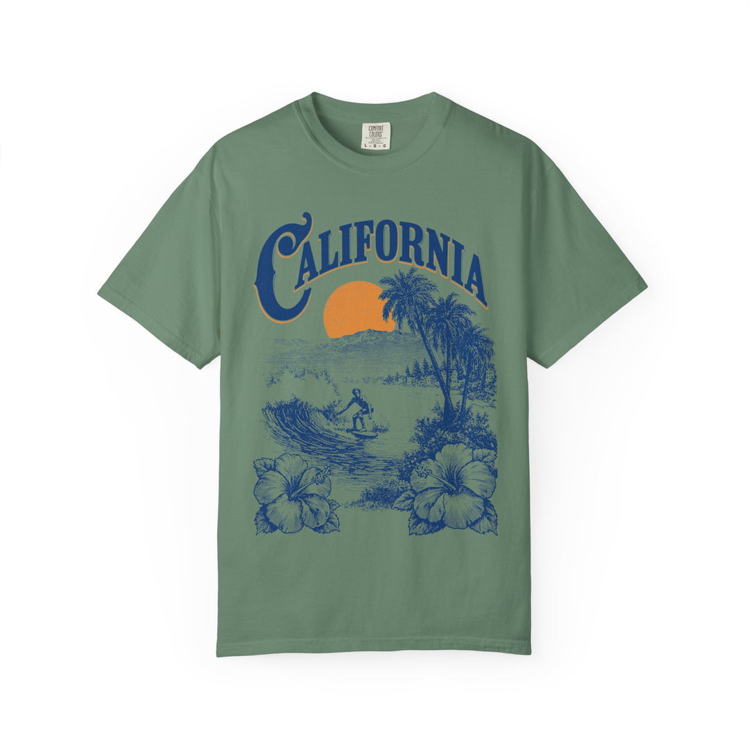 California Surf Vintage Mens WUNDERLAND Heritage Short Sleeve Tee