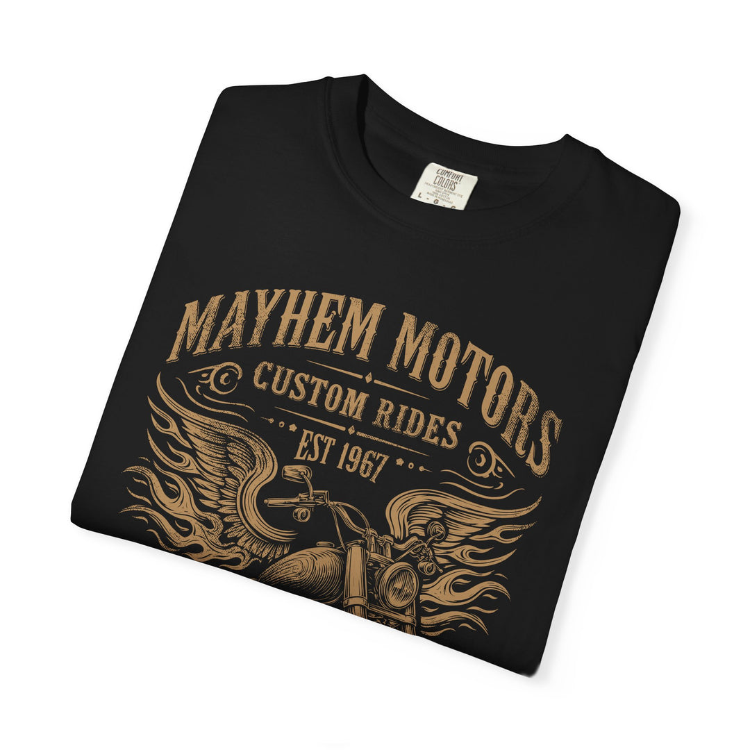 Mayhem Motors Mens WUNDERLAND Heritage Short Sleeve Tee