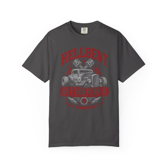 Hot Rod Hellbent Vintage Rat Rod Car Mens WUNDERLAND Heritage Short Sleeve Tee