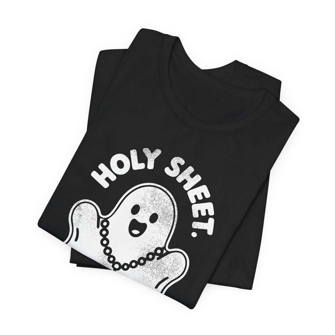 Holy Sheet Ghost Humor Halloween Classic Fit Tee