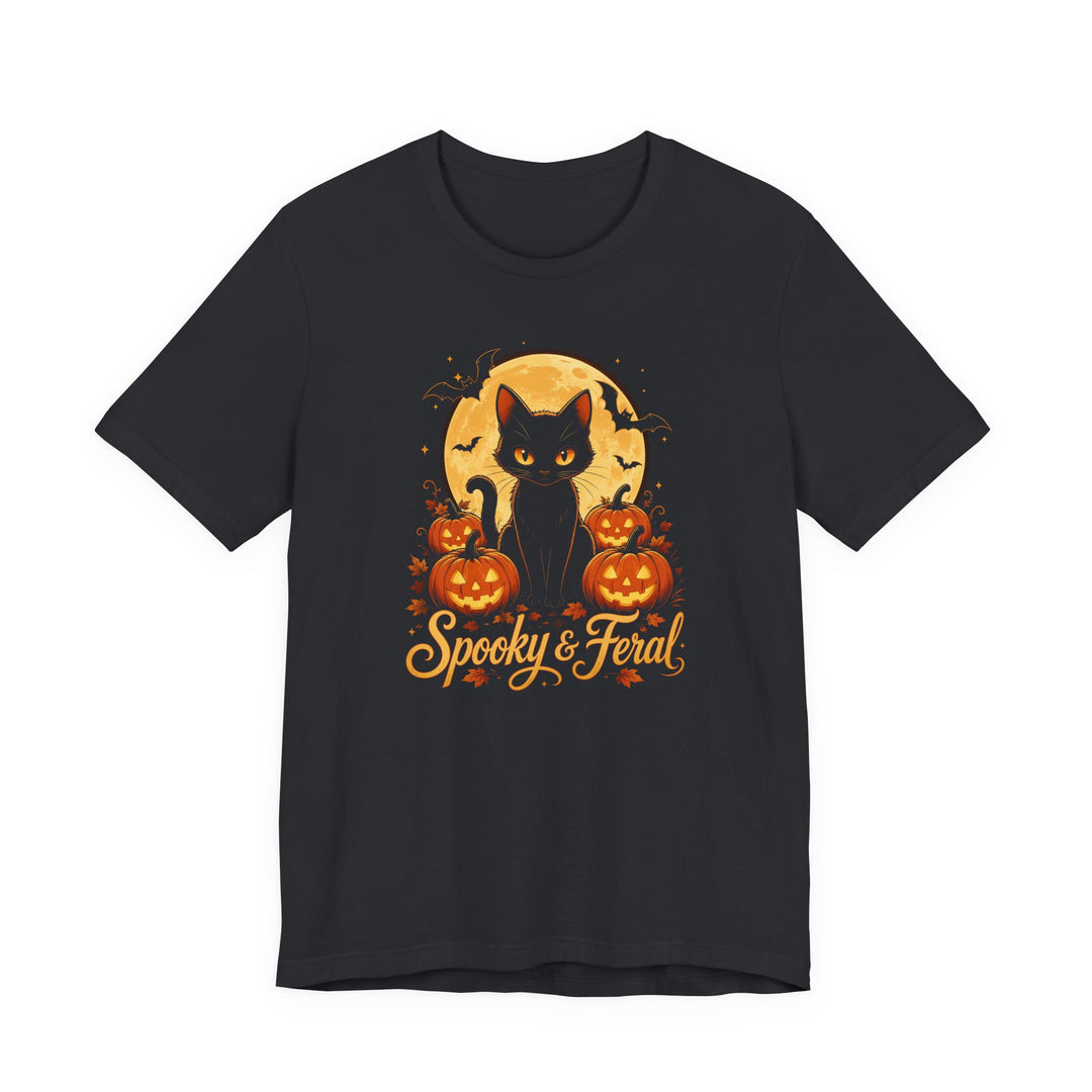 Spooky &amp; Feral Black Cat &amp;n Pumpkins Women&