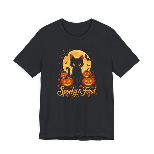 Spooky &amp; Feral Black Cat &amp;n Pumpkins Women&