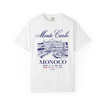 Monte Carlo Monaco Hotel Mens WUNDERLAND Heritage Short Sleeve Tee