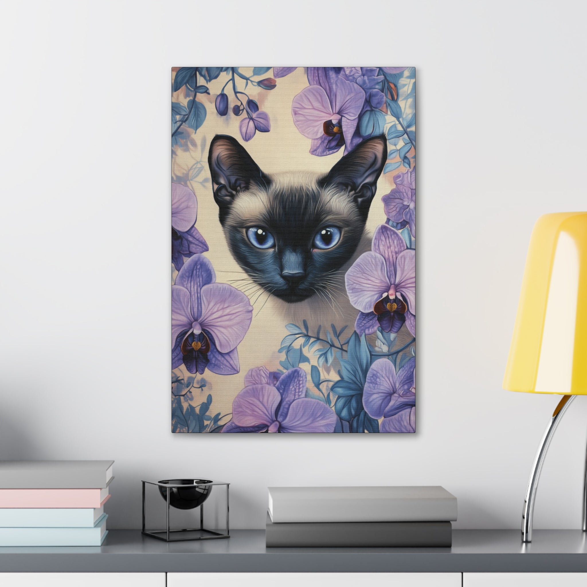 Lavender Orchids Canvas Print