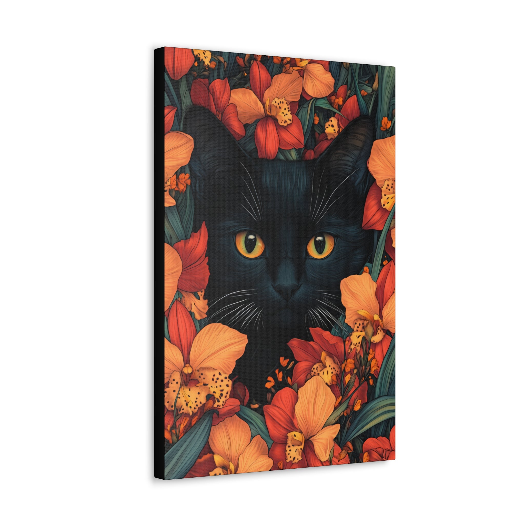 Purrfect Gaze Canvas Print