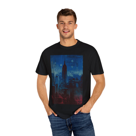 NYC USA Mens WUNDERLAND Short Sleeve Tee