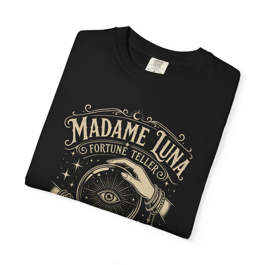 Fortune Teller "Madame Luna" Crystal Ball Womens WUNDERLAND Halloween Booteek Short Sleeve Tee