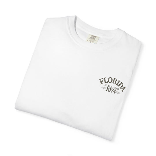 Florida Parrot T-Shirt Tropical Island Supply 1974 Mens AQUAVIDA Short Sleeve Tee