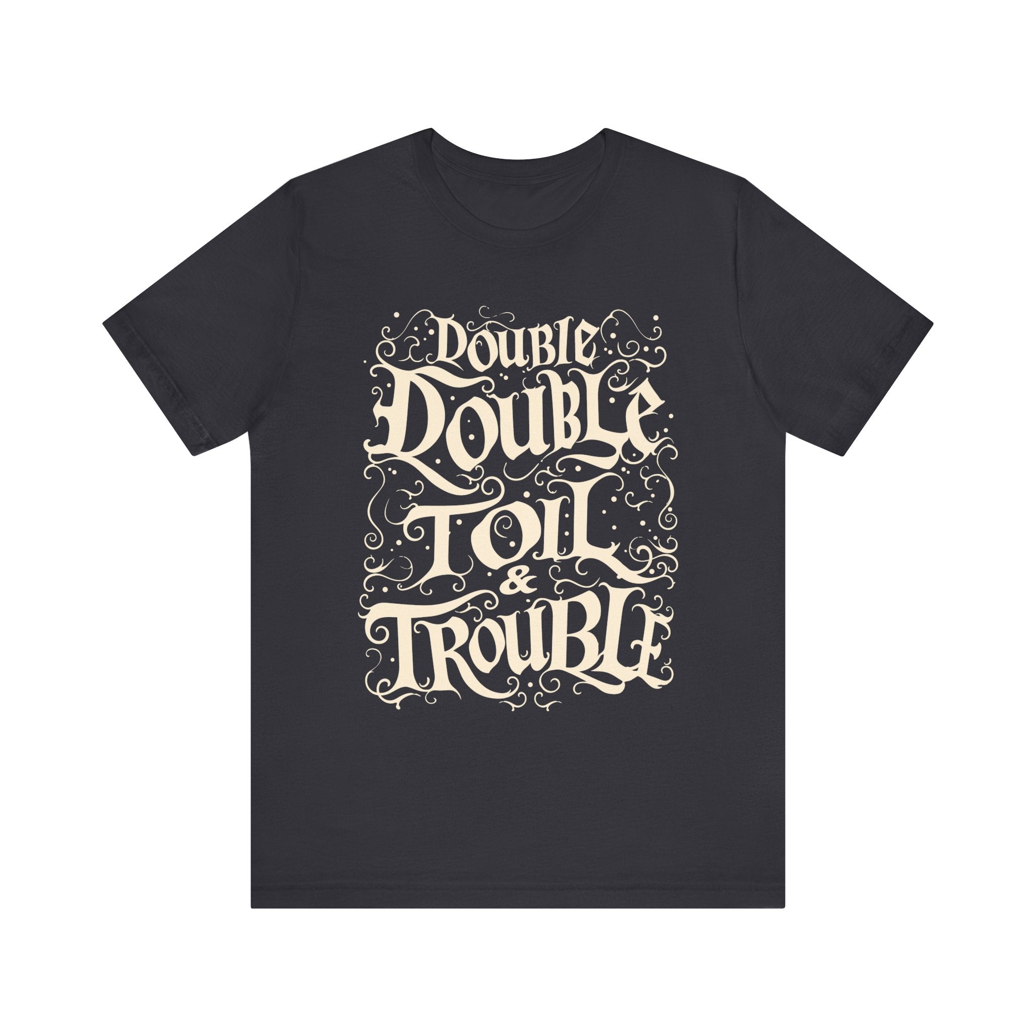 Double Toil & Trouble Womens Halloween Booteek Jersey Short Sleeve Tee