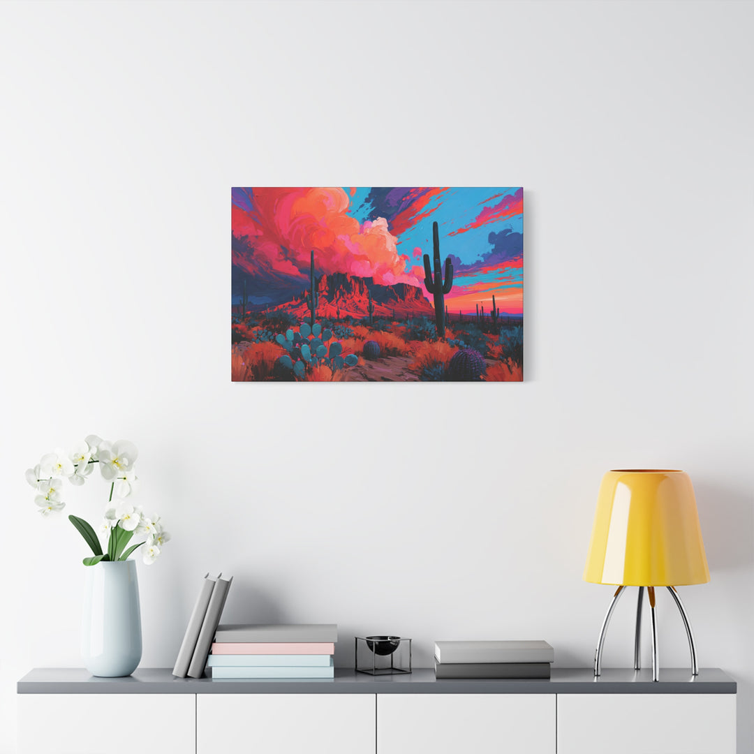Sunrise Desert Skies Canvas Wall Art