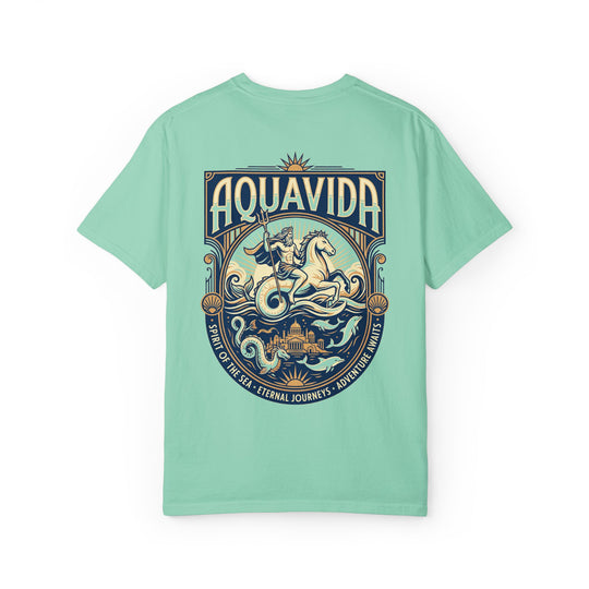 Eternal Journeys Mens AQUA VIDA Short Sleeve Tee
