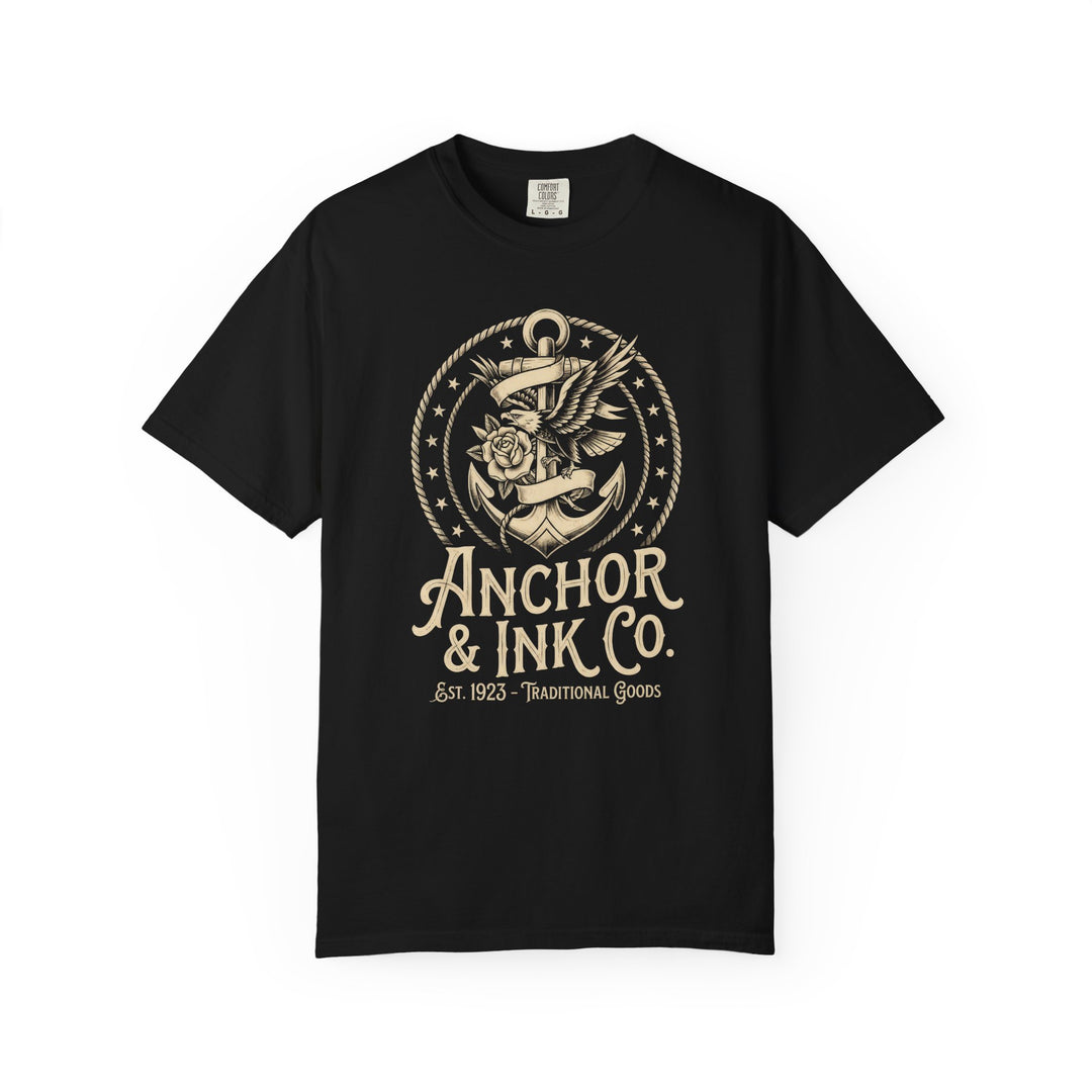 Anchor &amp; Ink Mens WUNDERLAND Heritage Short Sleeve Tee