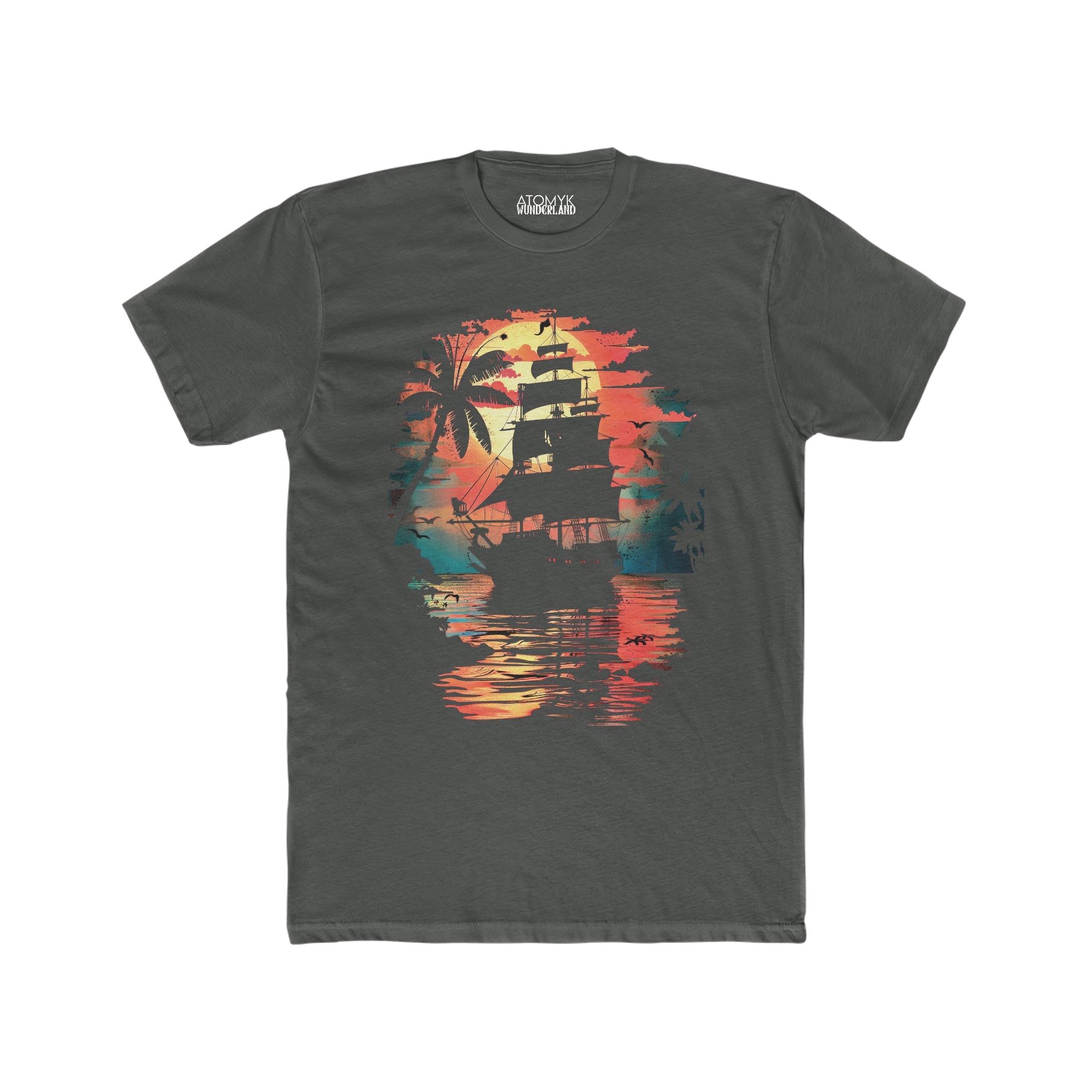 Tortuga Nights Mens Aqua Vida Graphic Tee