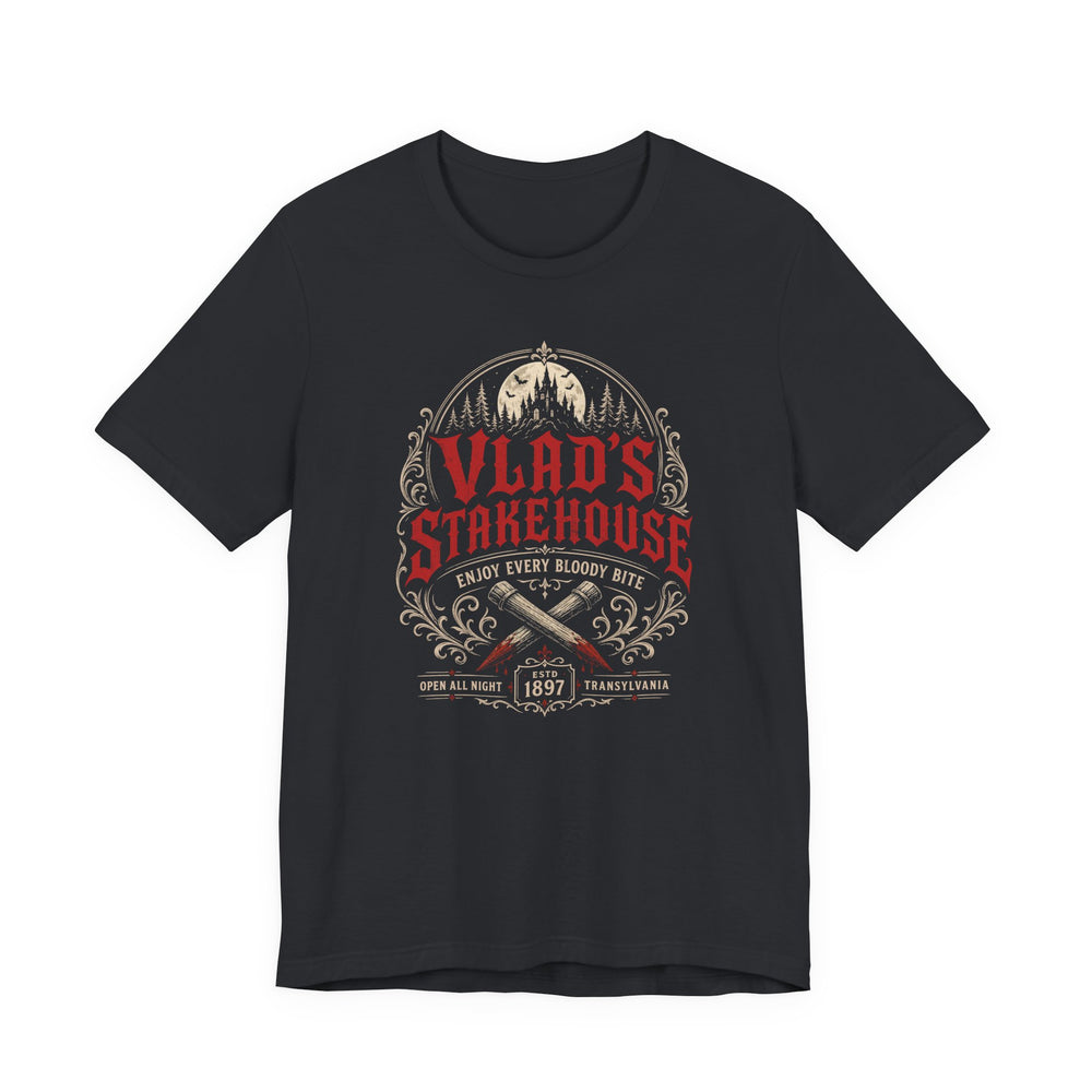 Vlad's Stakehouse Men's Halloween Classic Fit Tee