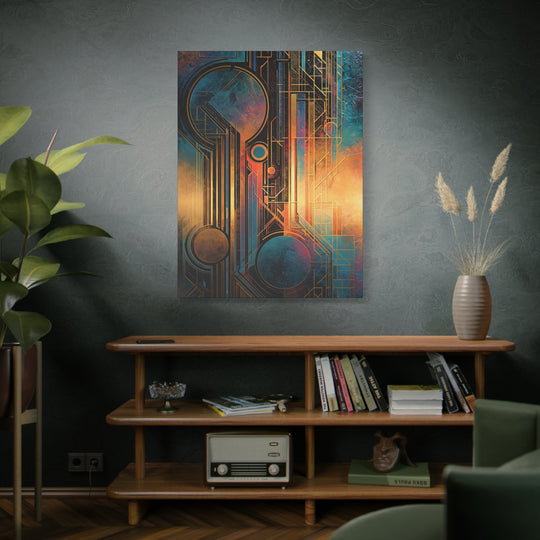 Geometrical Abstractions No.1 Canvas Wall Art