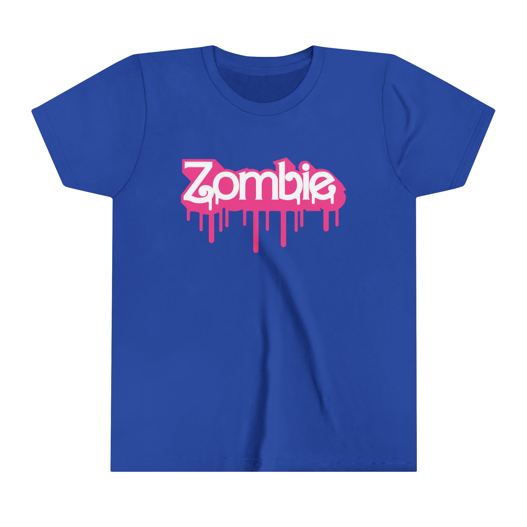 ZOMBIE LOGO Girls Halloween Short Sleeve Tee