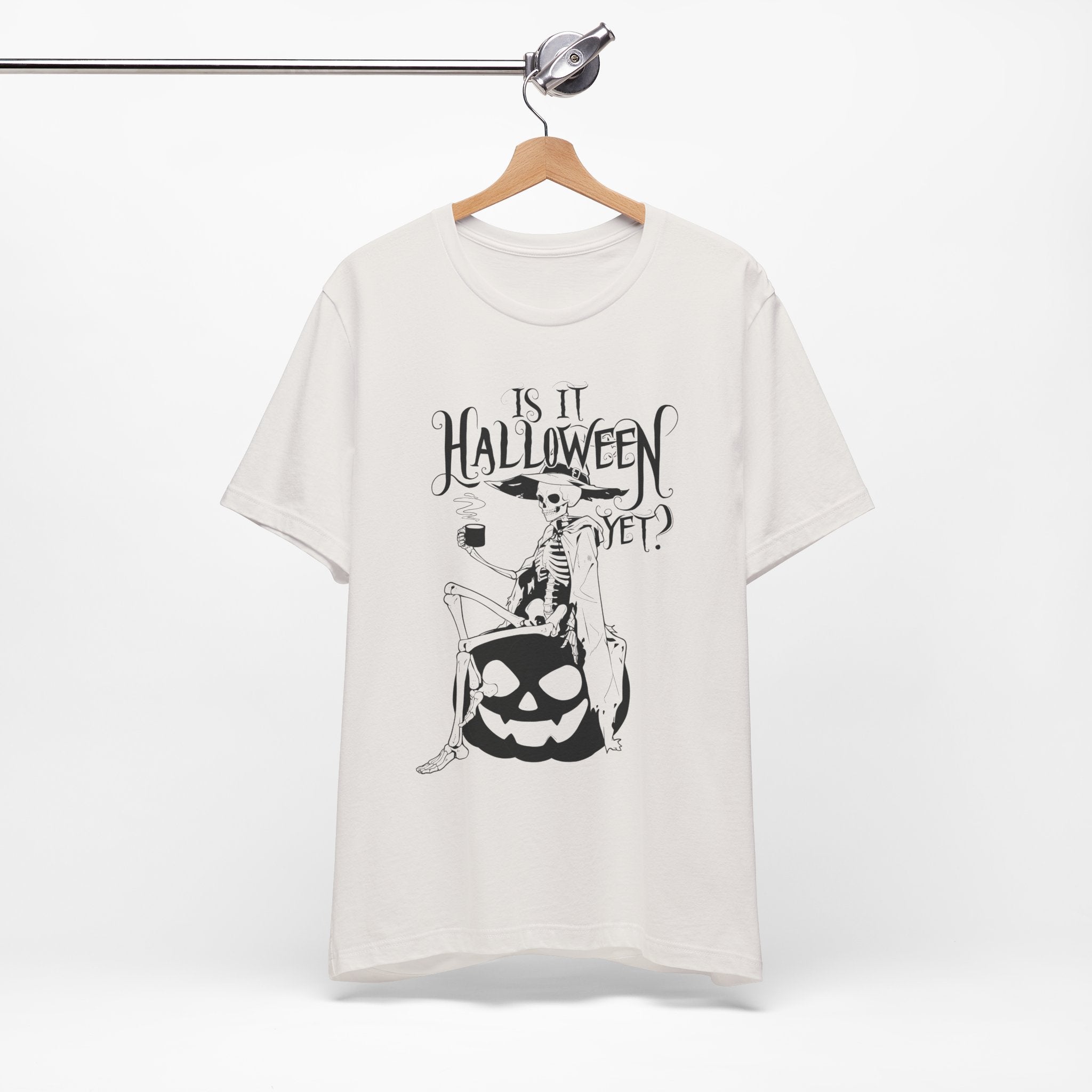 Is It Halloween Yet Witch Pumpkin Womens Halloween Booteek Jersey Short Sleeve Tee