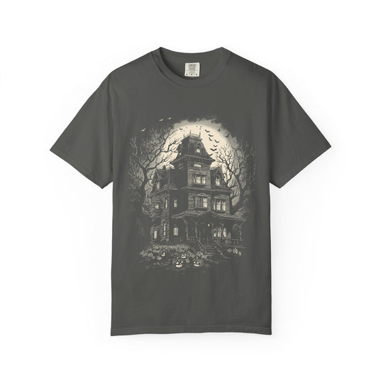 Moonlit Haunted House Womens WUNDERLAND Backyard Dept Halloween Booteek Short Sleeve Tee