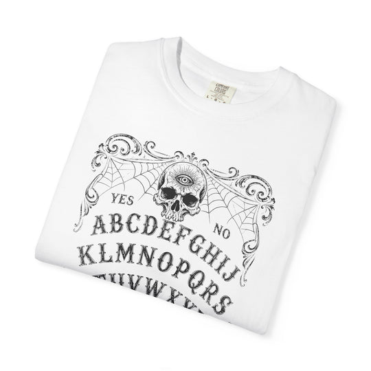 Ouija Board Skull Vintage Occult Mens WUNDERLAND Halloween Booteek Short Sleeve Tee