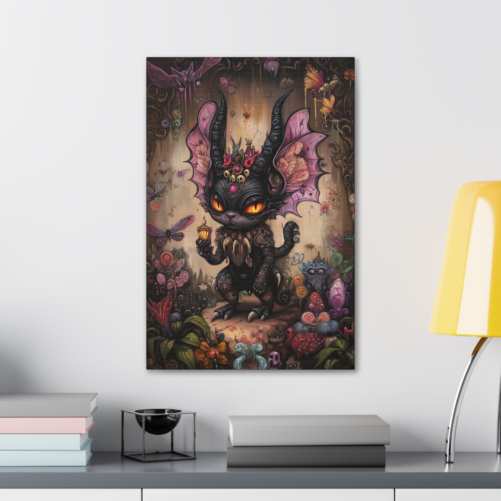 Dwelling In The Deep Dark Canvas Print