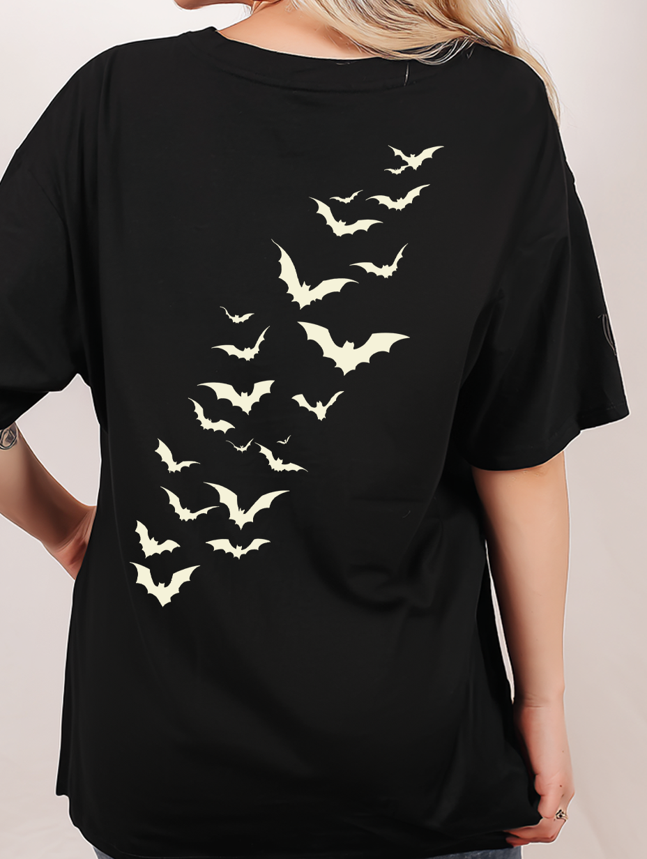 Haunted House Womens WUNDERLAND Backyard Dept Halloween Booteek Short Sleeve Tee