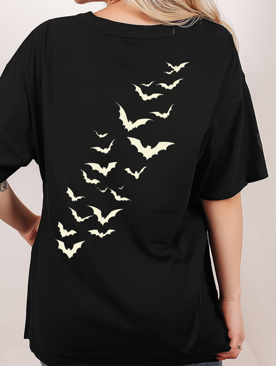 Haunted House Womens WUNDERLAND Backyard Dept Halloween Booteek Short Sleeve Tee