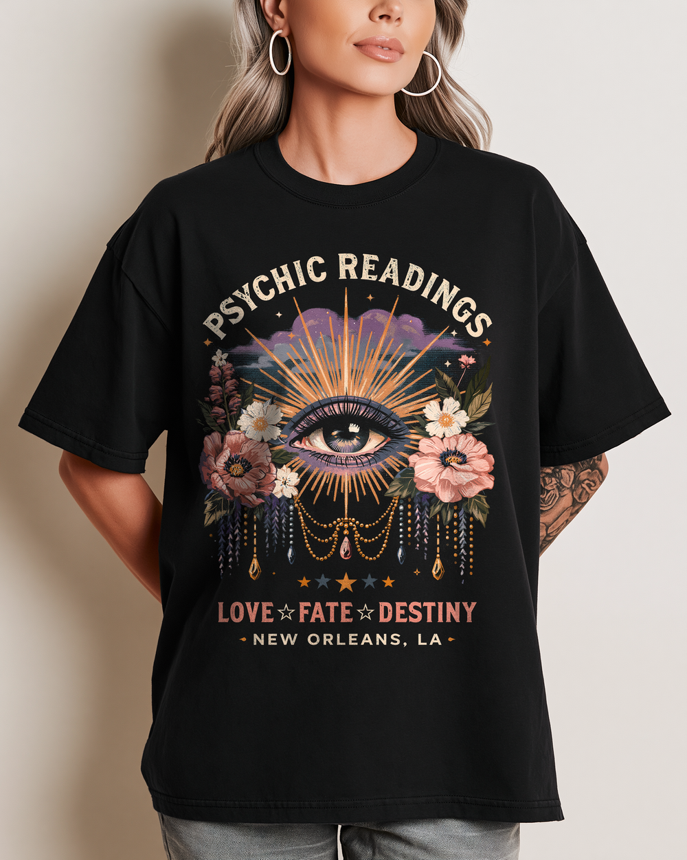 Psychic Readings Love Fate Destiny Women's Relaxed Fit Halloween Tee