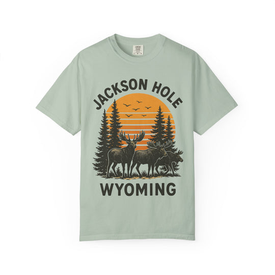 JACKSON HOLE WYOMING DEERS Mens WUNDERLAND Short Sleeve Tee