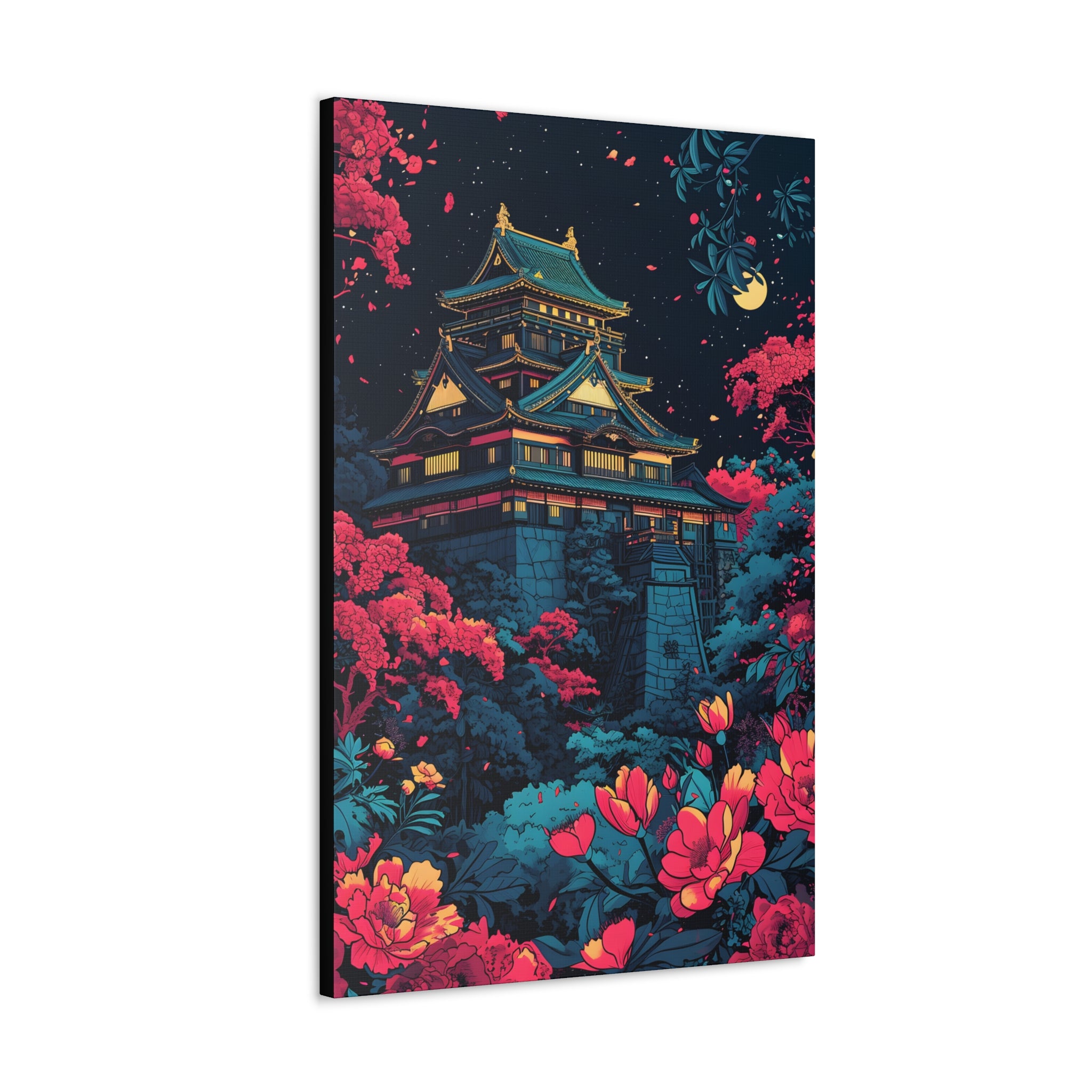 Under the Osaka Moon Canvas Print