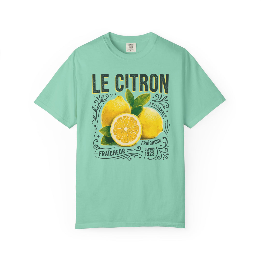 Le Citron Lemons Womens L'Atomique Relaxed Fit Comfort Colors Graphic Tee