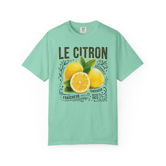 Le Citron Lemons Womens L'Atomique Relaxed Fit Comfort Colors Graphic Tee