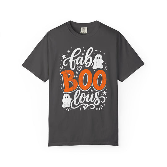 Fab BOOlous Ghosts Script Womens WUNDERLAND Halloween Booteek Short Sleeve Tee