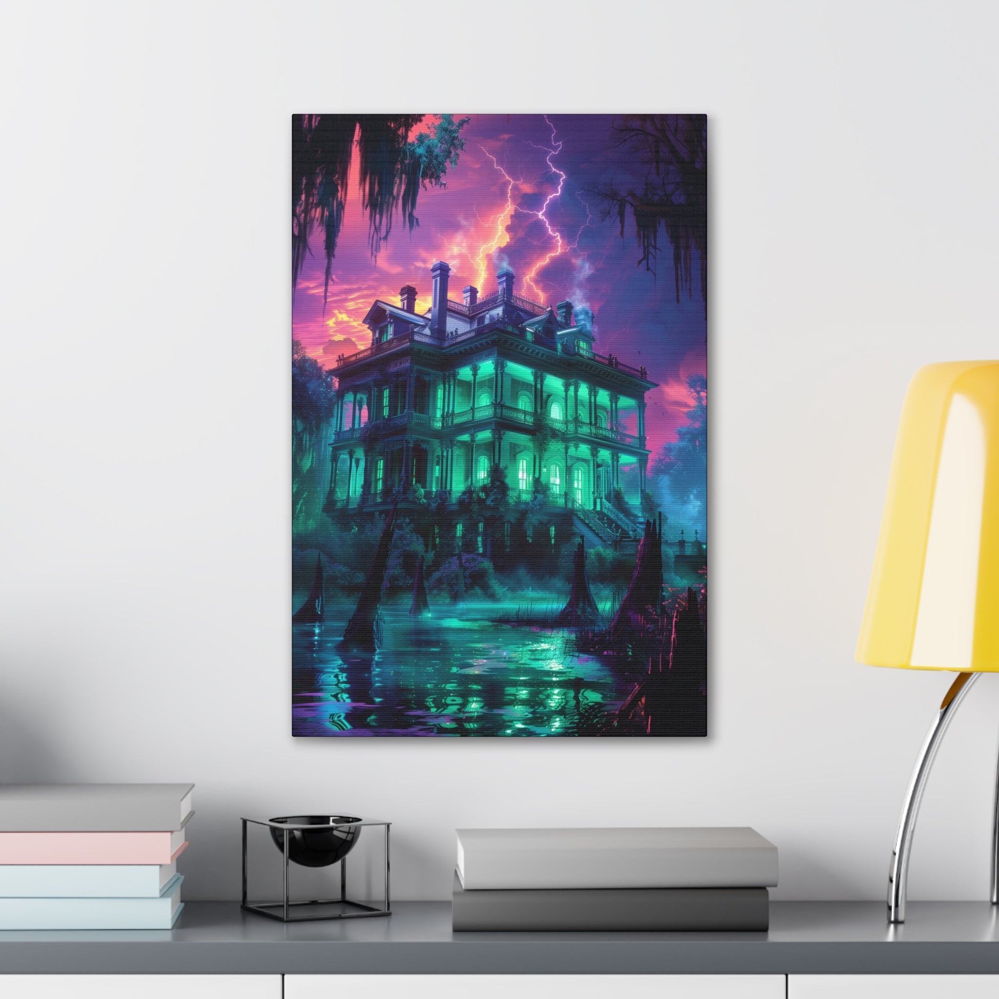 The Haunted Swamp Canvas Print