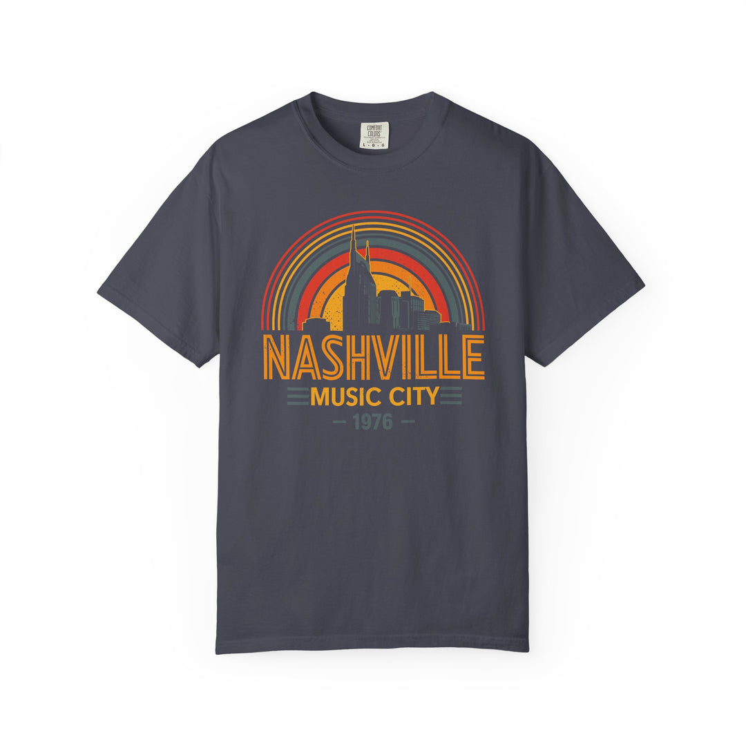 Nashville 1976 Vintage Mens WUNDERLAND Heritage  Short Sleeve Tee