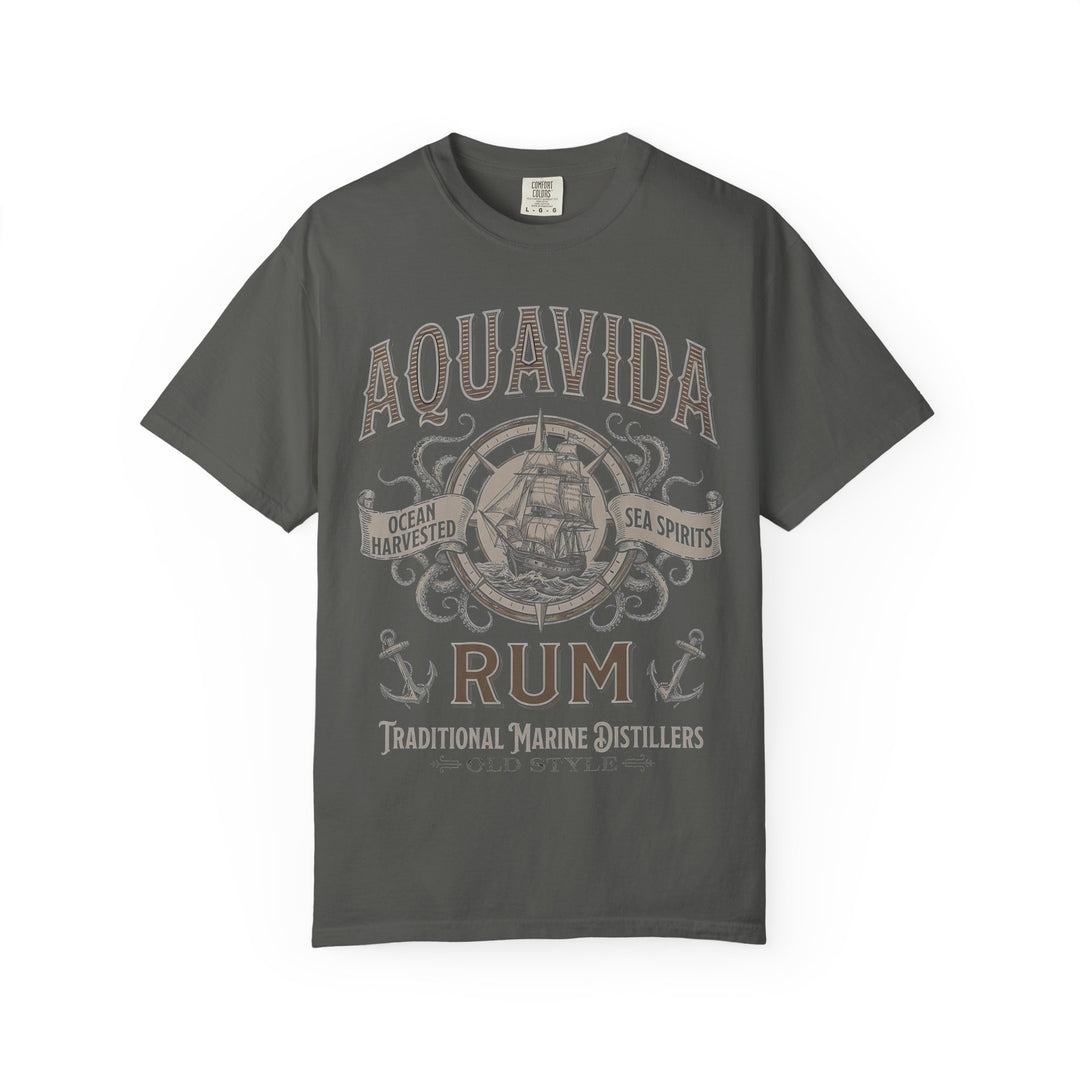 SEA SPIRITS RUM Mens AQUA VIDA Short Sleeve Tee