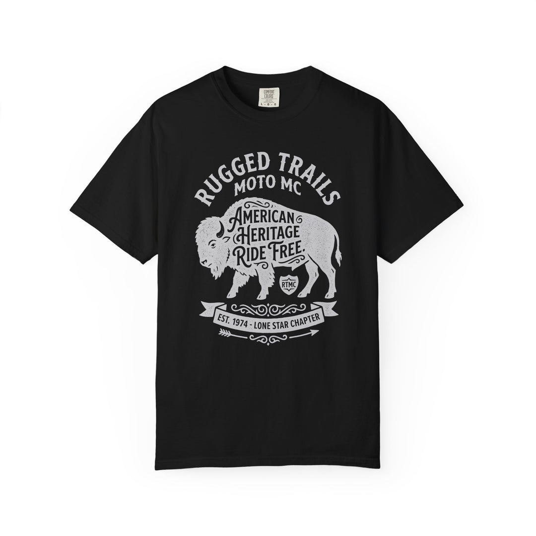 Rugged Trail MC Moto Club Mens WUNDERLAND Heritage Short Sleeve Tee